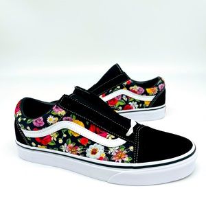 black and white vans womens